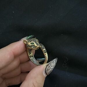 Jaguar Cubic Zircon Ring